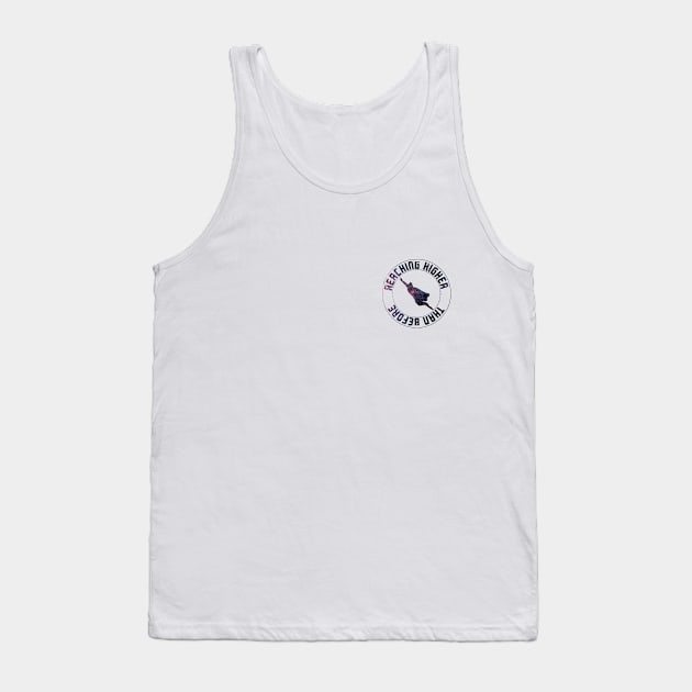 Reaching Higher (Cosmic Version) Tank Top by Adventum Design